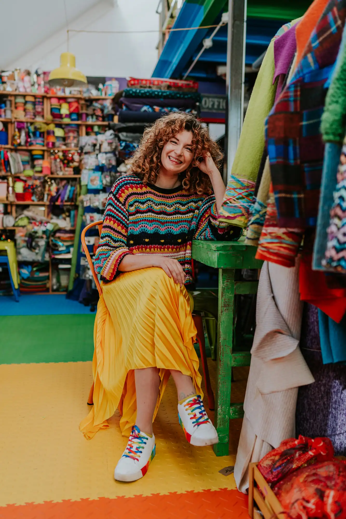 Commercial shoot in Nottingham for Megan Crook textiles